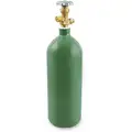 Uniweld Empty Fuel Cylinder, Oxygen, 20 cu. ft., 18-1/2" Overall Height