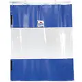 TMI Curtain Wall with Window; 12 ft. H x 6 ft. W, Blue