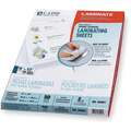 C-Line Products Heat Free Laminating Sheets: Letter, 12 in Lg, 9 in Wd, 2 mil Thick, 50 PK