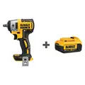 Dewalt DCF890B/DCB240-3/8" Cordless Impact Wrench Kit, 20.0 Voltage, 150 ft.-lb. Max. Torque, Battery Included