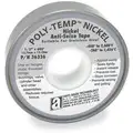 Anti-Seize Technology 1/2"W Nickel Filled with PTFE Antiseize Thread Seal Tape, Nickel, 600" Length