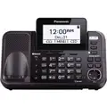 Panasonic Link2Cell Cordless Telephone, Black, Voicemail Yes