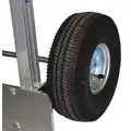 B & P Manufacturing 10" Light-Medium Duty Sawtooth Tread Pneumatic Wheel, 300 lb. Load Rating