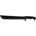SOG Machete, Stainless Steel, 13 in Cutting Edge Length, Rubber Handle Material