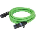 Phillips LECTRAFLEX 15 ft. 7-Way ABS Cord Straight, Green, Weather-Tite PermaPlugs