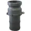 Polypropylene Adapter, 1", Coupling Type E, Male Adapter x Hose Shank Connection Type