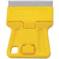 Stanley Stiff Scraper with 1-1/2" Carbon Steel Blade, Hi-Visibility Yellow