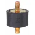 Cylindrical Vibration Isolator: Male Threads Both Ends, 1 1/4 in Cylinder Dia.