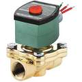 Solenoid Valve: 1 in Pipe Size - Valves, 120V AC, 5 psi Min. Op Pressure Differential, Normally Open