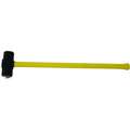 Westward Double Face Sledge Hammer, 10 lb. Head Weight, 2-1/2" Head Width, 34-3/4" Overall Length