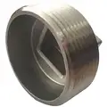Square Head Plug: 304 Stainless Steel, 2" Fitting Pipe Size, Male NPT, Class 150