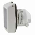 Hubbell Wiring Device-Kellems White Flanged Locking Inlet, 50 Amps, 125/250 VAC Voltage, NEMA Configuration: Non-NEMA