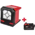 Milwaukee M18 Floodlight, 18.0 Voltage, LED, 1500 Lumens, Battery Included