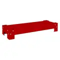 Imperial Steel Base With Legs, Red 12" X 34-1/16"