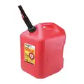 Gas Can, HDPE, 6 gal Capacity, 16-1/16" Height, 13" Length, 10" Width, Self Venting