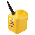 Flame Shield Diesel Fuel Can, HDPE, 5 gal Capacity, 14-1/2" Height, 13" Length, 10" Width