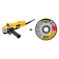 Angle Grinder, 4-1/2" or 5" Wheel Dia., 9 Amps, 120VAC, 11,000 No Load RPM, Trigger Switch