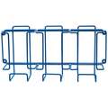 Gloves Dispenser Rack, Blue, Epoxy Coated Wire, Holds: 3, 17-1/2" Width