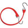 The Better Bungee 36" Polyurethane Bungee Strap with Galvanized Steel S-Hook End, Red