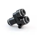 Composite DOT Approved Y Union, Push-To-Connect Air Brake Fitting, 1/2"