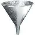 Lubrimatic Funnel, Steel, 4 qt. Total Capacity, 8-3/4" Height, 3/4" Spout Outside Dia., Silver