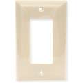 Hubbell Wiring Device-Kellems Rocker Wall Plate, Ivory, Number of Gangs 1, Weather Resistant No