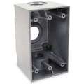 Weatherproof Box,3/4 In Hub,