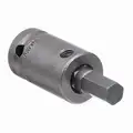 Apex Torsion Bit, SAE, Drive Size 1/2", Overall Length 2-1/2", Tip Size 3/8", Hex, PK 5