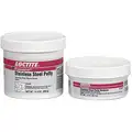 Loctite Putty, Stainless Steel: Stainless Steel Filled, Non-Rusting, Non-Slumping, 1 lb, Gray, 6 hr Cure