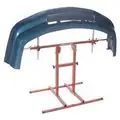 Work Stand, Steel, 63", 47" Floor to Cross Bar Height, For Use With Bumpers