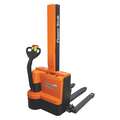 Electric Lift, Electric Push Stacker, 2200 lb. Load Capacity, Lifting Height Max. 62"