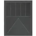 Buyers Products Rubber Mud Flaps; Black, 1/2" Thickness, 24" W x 24" L, 1/pk
