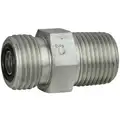 Steel Flat Faced O-Ring Fitting NPT Adapter 3/4" x 1/2"