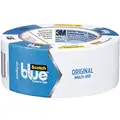 Scotch-Blue Paper Painters Masking Tape, Acrylic Tape Adhesive, 3.80 mil Thick, 48mm X 55m, Blue, 6 PK