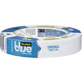 Scotch-Blue Paper Masking Tape, Rubber Tape Adhesive, 6.30 mil Thick, 24mm X 55m, Blue, 1 EA