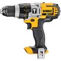 Dewalt Cordless Hammer Drill: 20V DC, Gen Purpose, 1/2 in Chuck, Keyless, 1/2 in Concrete Capacity