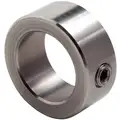 Stainless Steel Shaft Collar, Set Screw Collar Style, Standard Dimension Type, 5/8" Bore Dia.
