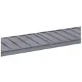 Shelf,24&quot; D,72" W,Ribbed Steel