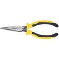 Klein Tools Needle Nose Pliers, Jaw Length: 1-7/8", Jaw Width: 11/16", Jaw Bend: 0&deg;, Tip Width: 3/32"
