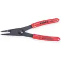 Internal Retaining Ring Pliers, For Bore Dia.: 1/4" to 5/8", Tip Angle: 0, Tip Dia.: 0.025