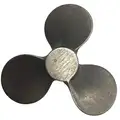 316L Stainless Steel Propeller, Left Hand Orientation, Blade Dia. (In.) 12, Bore Dia. (In.) 1.002