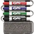 Expo Chisel-Tip Dry Erase Marker Set, Black, Blue, Red, Green, 4 PK