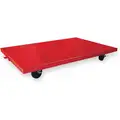 36"L x 24"W x 5-3/8"H Red General Purpose Dolly, 2000 lb. Load Capacity