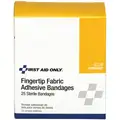 First Aid Only Adhesive Bandages: 2 in L, 1 3/4 in W, 25 Bandages Included, 25 PK