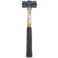 Tempered Steel Double Face Hammer, 36.0 Head Weight (Oz.), Tempered Steel, 1-3/4 Face Dia. (In.)