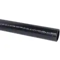 Pipe: ABS, 3 in Nominal Pipe Size, 10 ft Overall Lg, Unthreaded, Schedule 40, Black