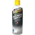 B'Laster Multipurpose Lubricant, -12&deg;F to 120&deg;F, Residual Oils (Petroleum), 11 oz. Aerosol Can
