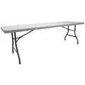 Rectangle Folding Table, 29-5/8" Height x 96" Width, White