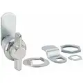Compx Fort Wing Handle Keyless Cam Lock, For Door Thickness (In.) 15/64 with Bright Nickel Finish