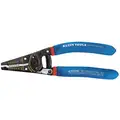 Klein Tools 7-1/8'' Solid and Stranded Curved Wire Stripper, 20 to 30 AWG Solid, 22 to 32 AWG Standard, Screw Sh